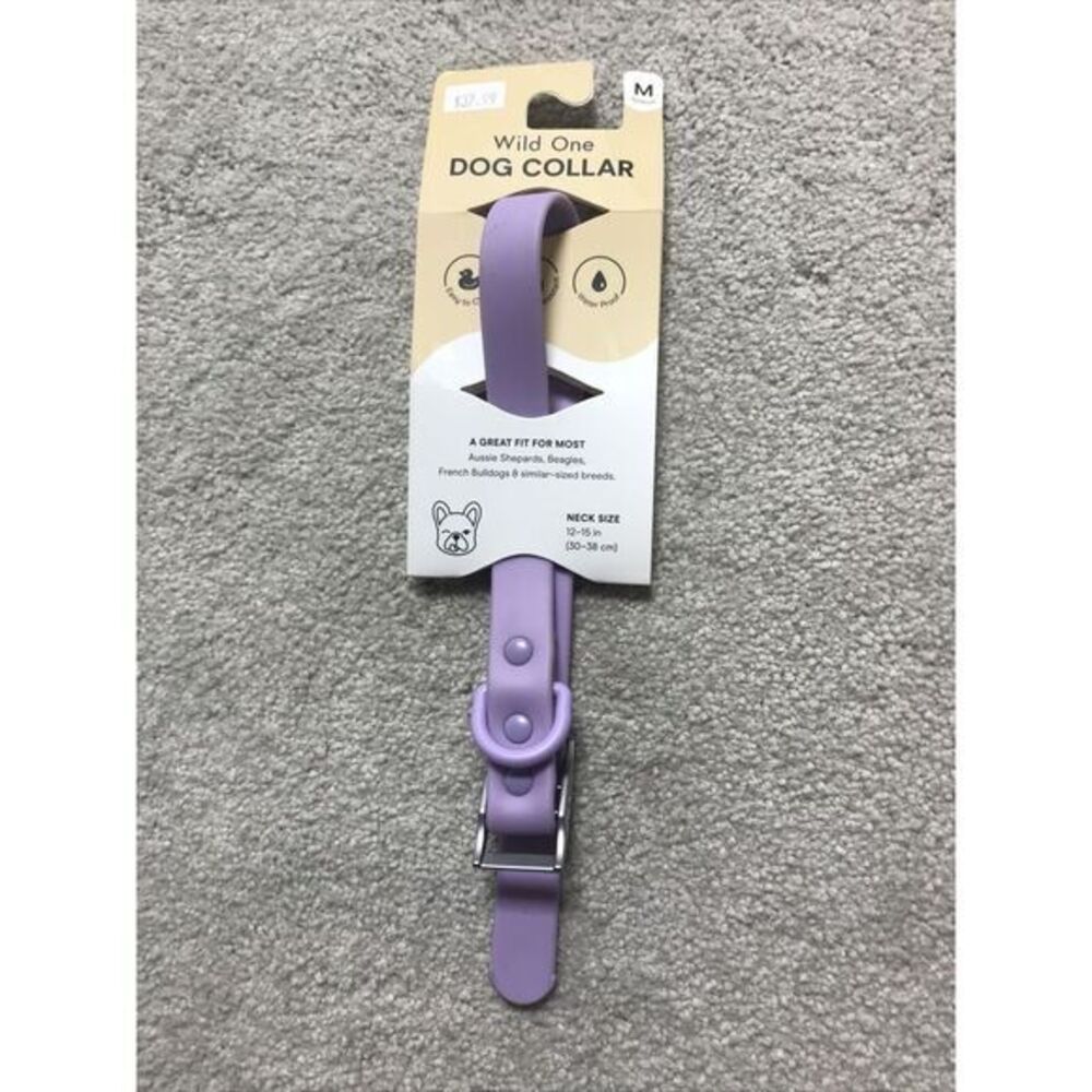 Wild One Dog‎ Collar Medium Pink